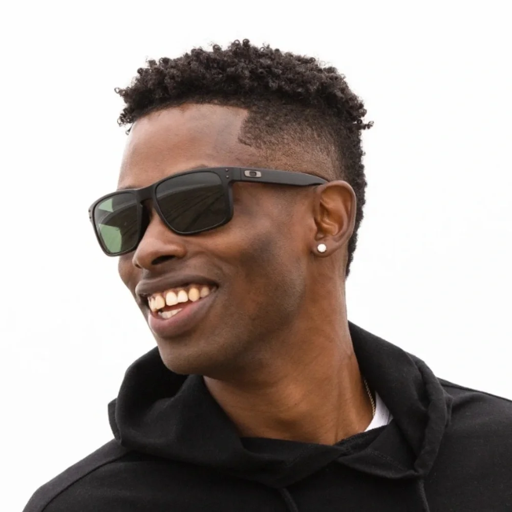 NWOT - Authentic - Oakley Gibston Polarized Sunglasses - Black / Grey - Picture 16 of 16